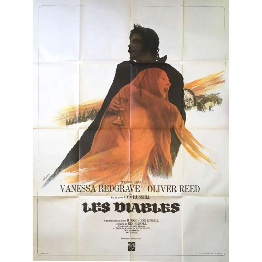 LES DIABLES Affiche de film - 120x160 cm. - 1971 - Oliver Reed, Ken Russel