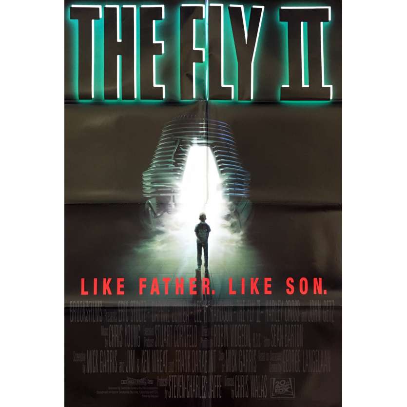 THE FLY II Original Movie Poster - 27x40 in. - 1989 - Chris Walas, Eric Stoltz
