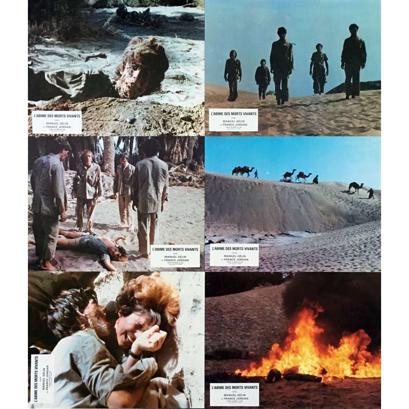 OASIS OF THE ZOMBIES Original Lobby Cards - 9x12 in. - 1982 - Jesus Franco, Manuel Gelin