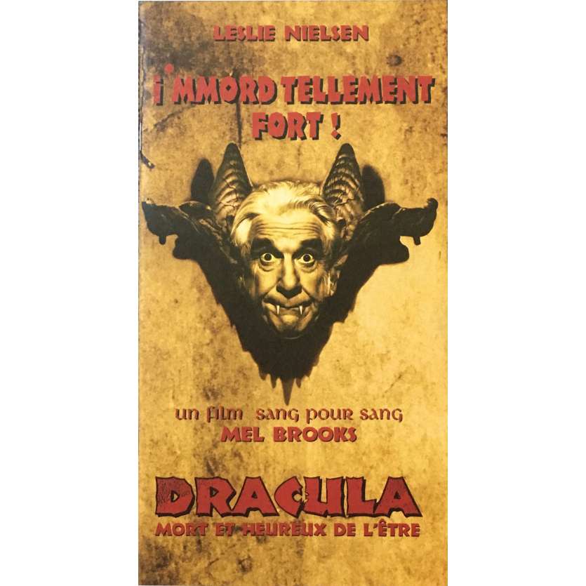 DRACULA DEAD AND LOVING IT Original Pressbook - 7x9 in. - 1995 - Mel Brooks, Leslie Nielsen