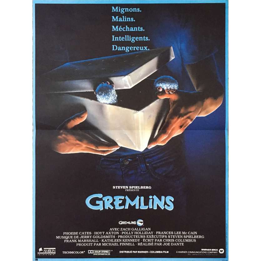 GREMLINS Affiche de film - 40x60 cm. - 1984 - Zach Galligan, Joe Dante