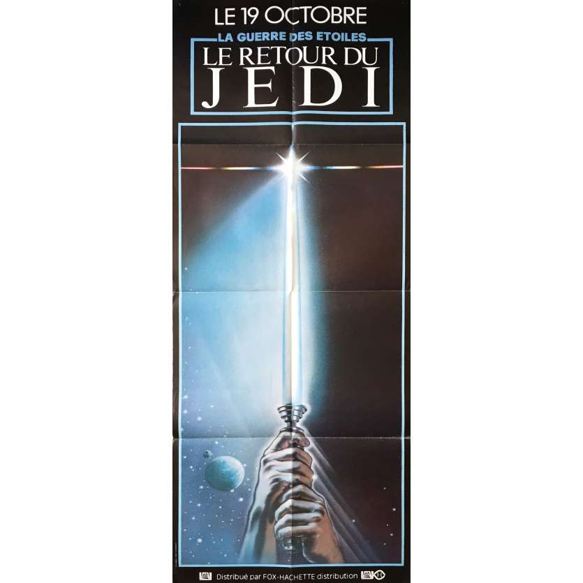STAR WARS - LE RETOUR DU JEDI Affiche de film  - 60x160 cm. - 1983 - Harrison Ford, Richard Marquand