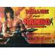 RAMBO II Affiche de film  - 76x102 cm. - 1985 - Sylvester Stallone, George P. Cosmatos