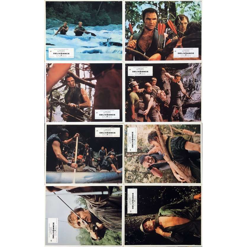 DELIVERANCE Original Lobby Cards Set B - 9x12 in. - 1973 - John Boorman, Burt Reynolds