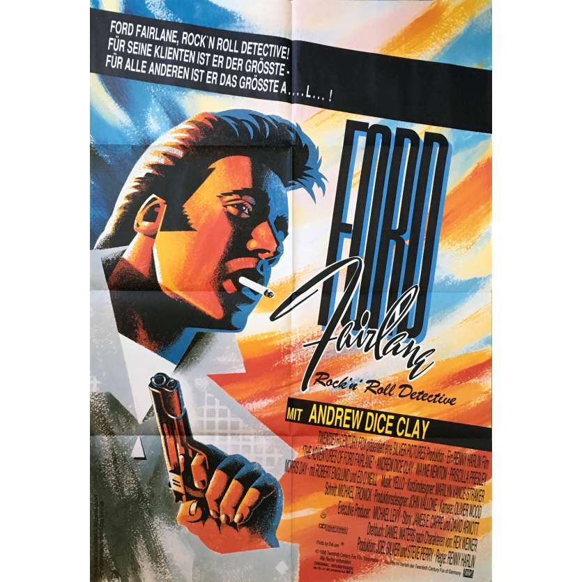 THE ADVENTURES OF FORD FAIRLANE Original Movie Poster - 23x33 in. - 1990 - Renny Harlin, Andrew Dice Clay
