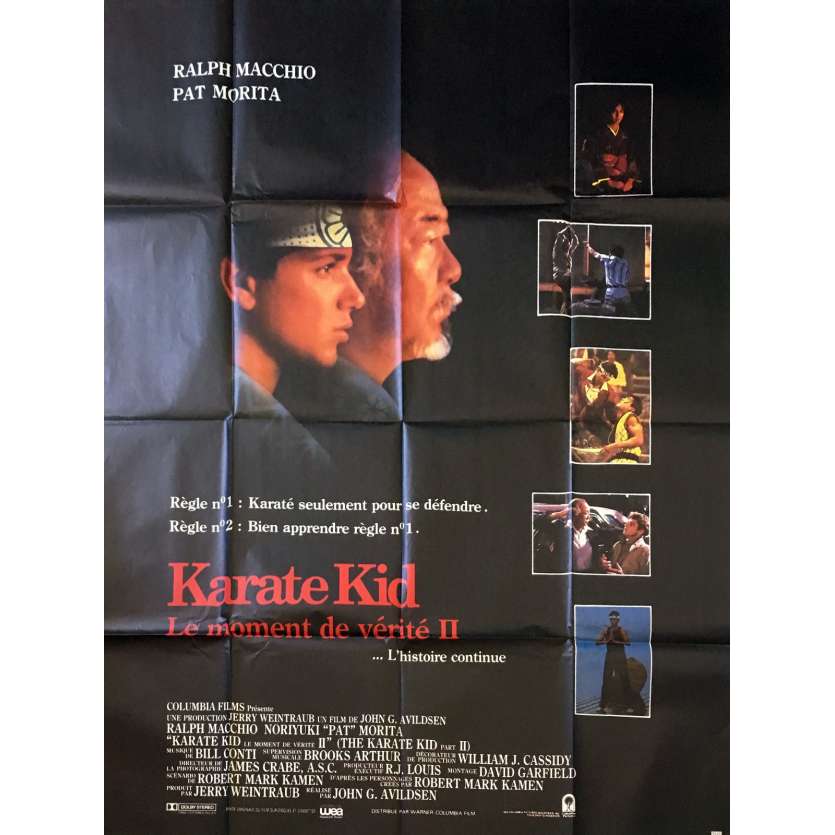 KARATE KID Affiche de film  - 120x160 cm. - 1990 - Ralph Macchio, John G. Avildsen