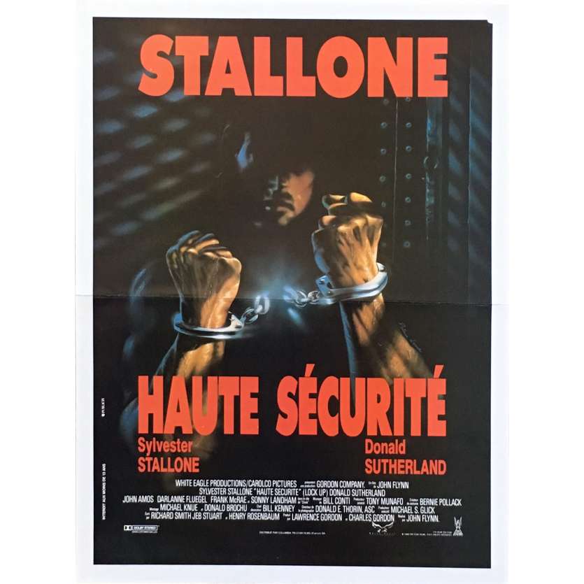 HAUTE SECURITE Synopsis - 21x30 cm. - 1989 - Sylvester Stallone, John Flynn