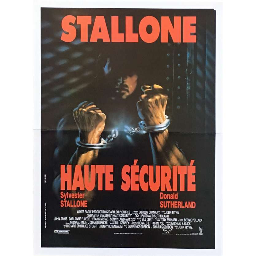 HAUTE SECURITE Synopsis  - 21x30 cm. - 1989 - Sylvester Stallone, John Flynn