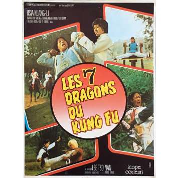 LES 7 DRAGONS DU KUNG FU Synopsis - 21x30 cm. - 1980 - Kang Peng, Tso Nam Lee