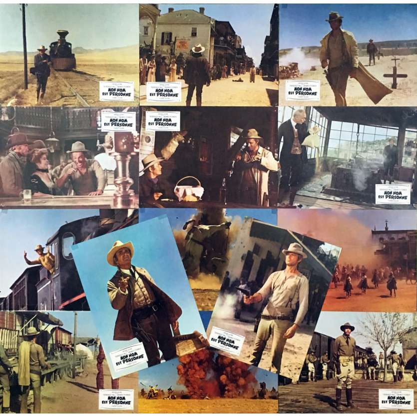 MON NOM EST PERSONNE Photos de film x14 - 21x30 cm. - 1973 - Henry Fonda, Terence Hill, Tonino Valerii