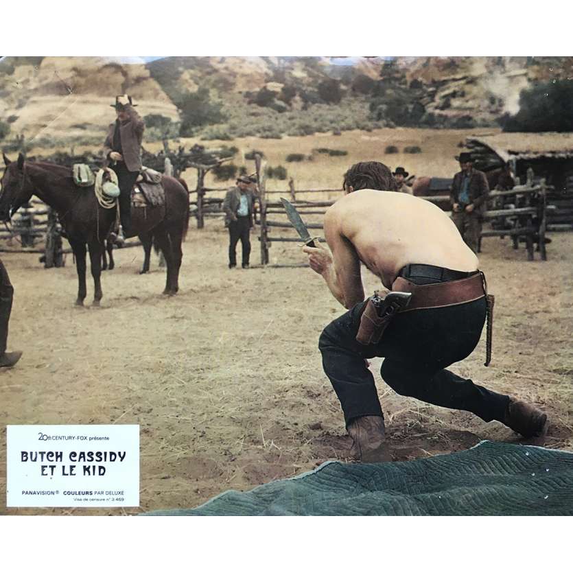 BUTCH CASSIDY AND THE SUNDANCE KID Original Lobby Card N04 - 9x12 in. - 1969 - George Roy Hill, Paul Newman, Robert Redford
