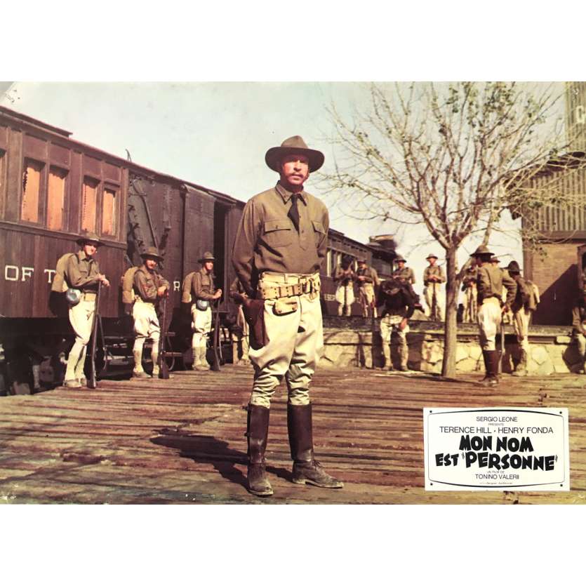 MY NAME IS NOBODY Original Lobby Card N04 - 9x12 in. - 1973 - Tonino Valerii, Henry Fonda, Terence Hill