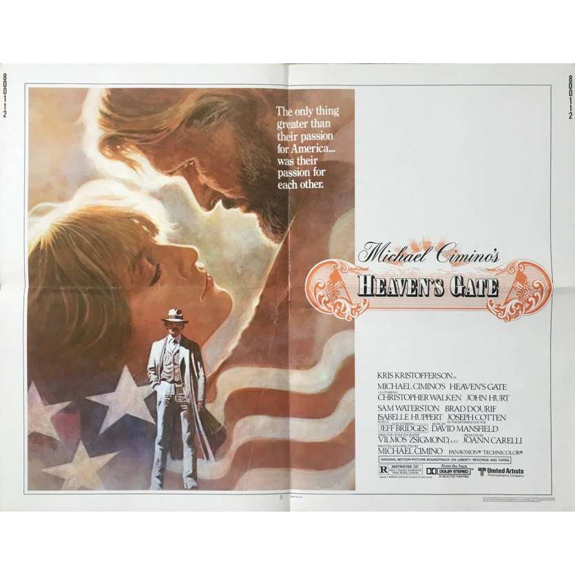 LA PORTE DU PARADIS Affiche de film US - 1980 - Michael Cimino