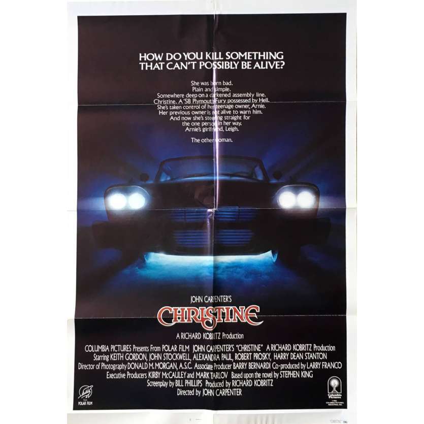 CHRISTINE 1sh Movie Poster - 1983 - John Carpenter, Stephen King