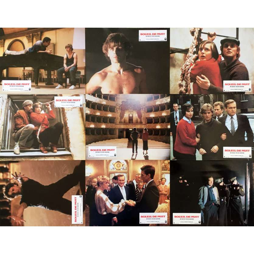 WHITE NIGHTS Original Lobby Cards x12 - 9x12 in. - 1985 - Taylor Hackford, Gregory Hines