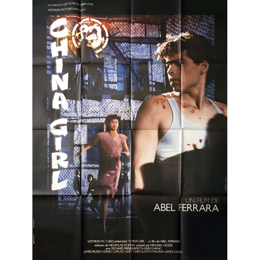 CHINA GIRL Original Movie Poster - 47x63 in. - 1987 - Abel Ferrara, James Russo