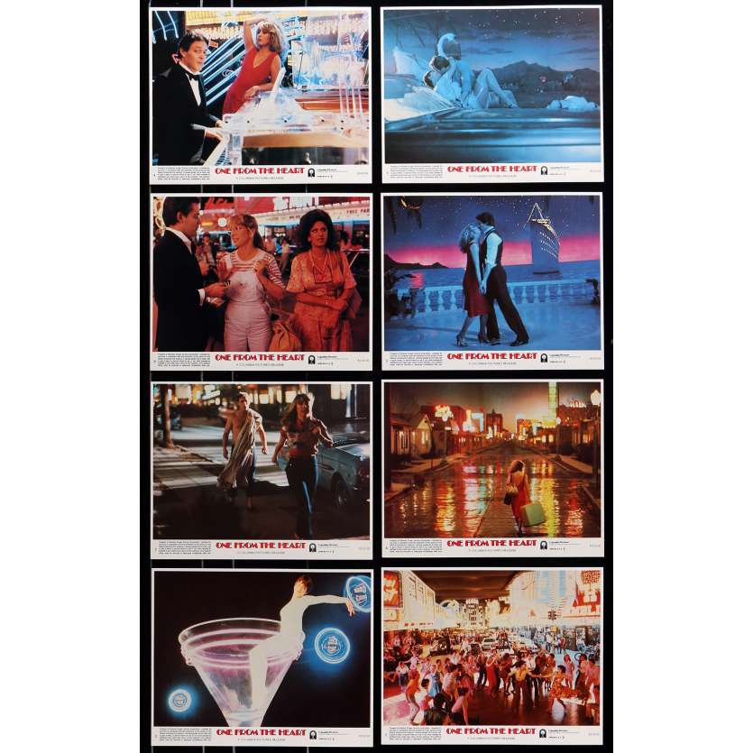 ONE FROM THE HEART Original Lobby Cards - 8x10 in. - 1982 - Francis Ford Coppola, Nastassja Kinski