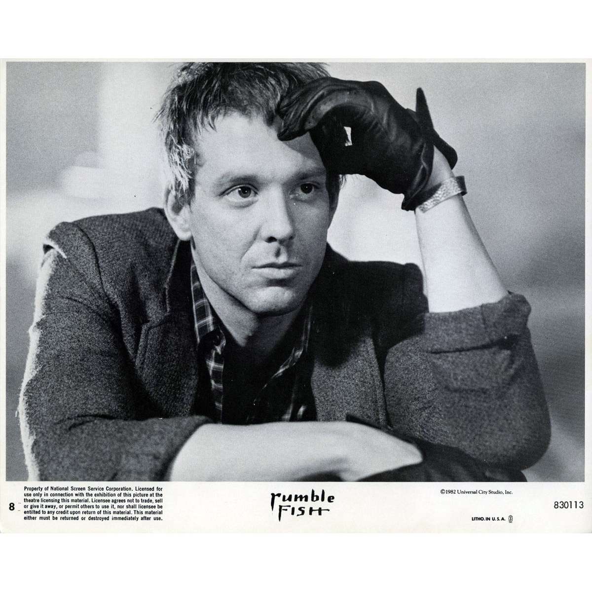 RUMBLE FISH Lobby Card 8x10 in.
