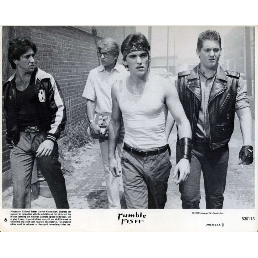 RUMBLE FISH Original Lobby Card N02 - 8x10 in. - 1983 - Francis Ford Coppola, Matt Dillon