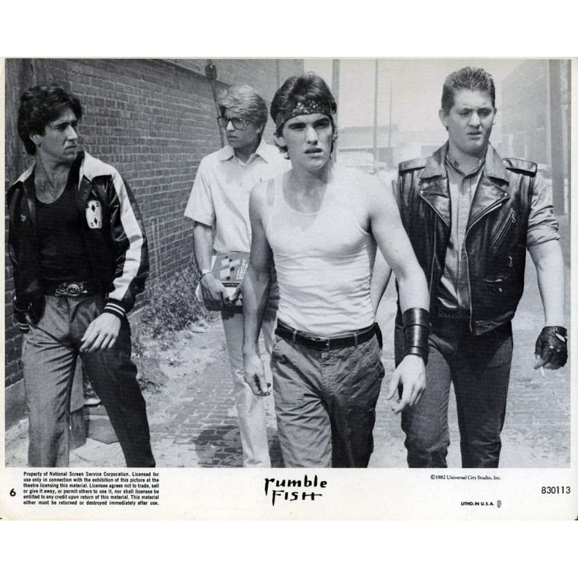 RUSTY JAMES Photo de film N02 - 20x25 cm. - 1983 - Matt Dillon, Francis Ford Coppola