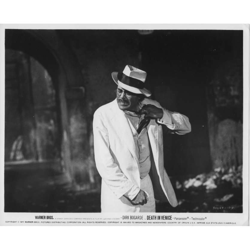 MORT A VENISE Photo de presse N01 - 20x25 cm. - 1971 - Dirk Bogarde, Luchino Visconti
