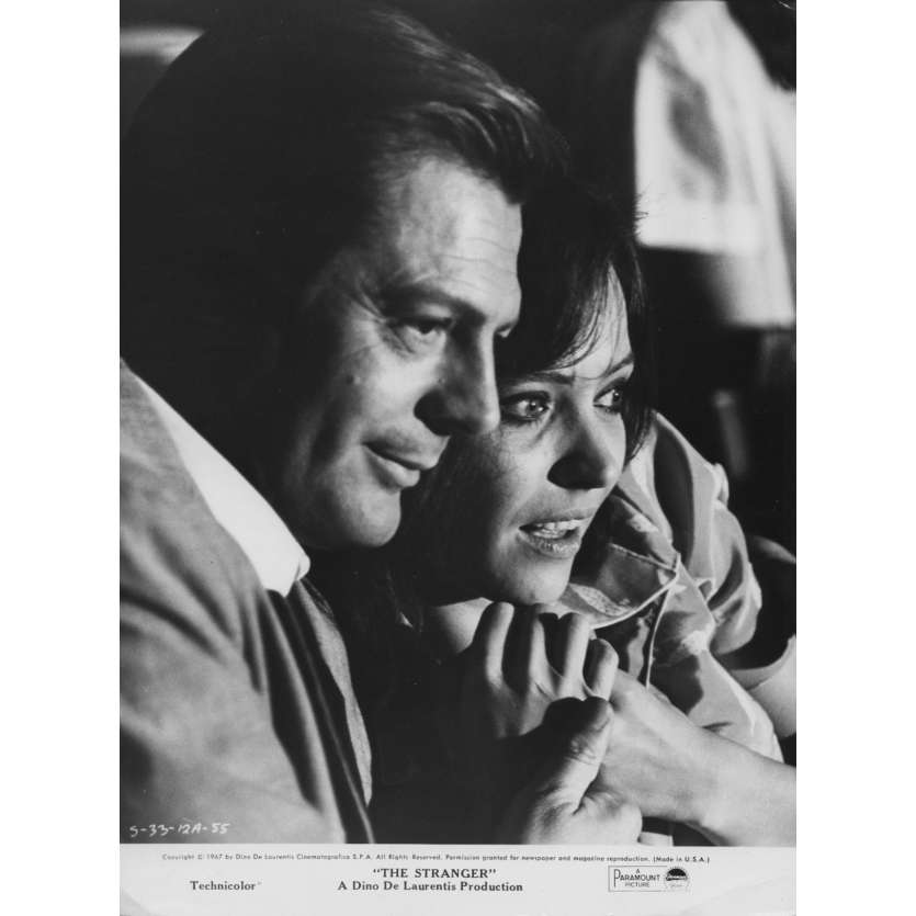 THE STRANGER Original Movie Still N01 - 8x10 in. - 1967 - Luchino Visconti, Marcello Mastroianni