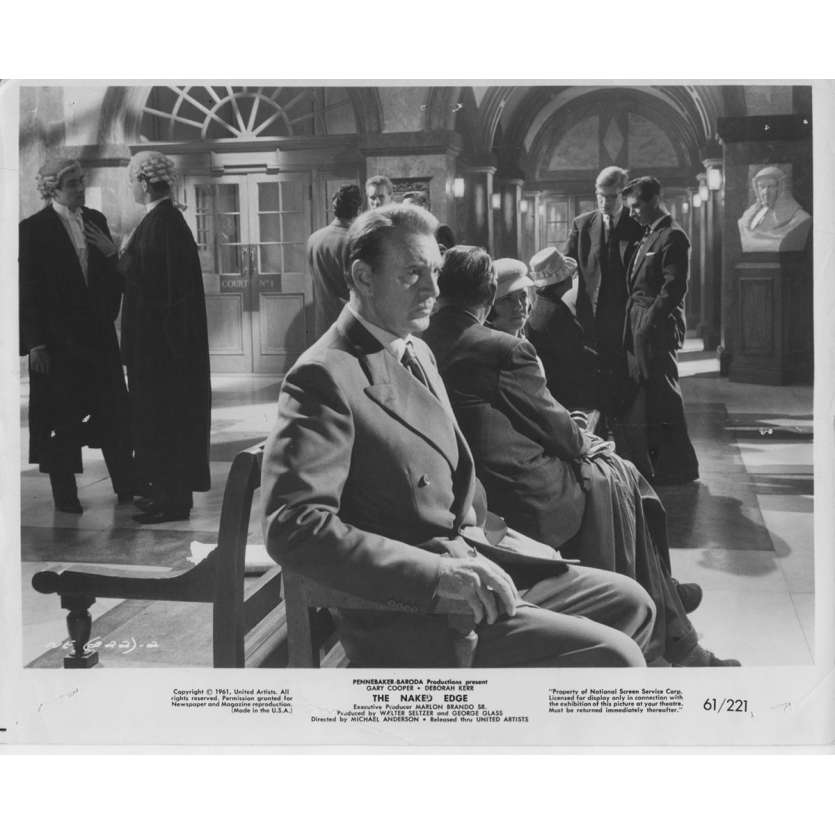 THE NAKED EDGE Original Movie Still N03 - 8x10 in. - 1961 - Michael Anderson, Gary Cooper