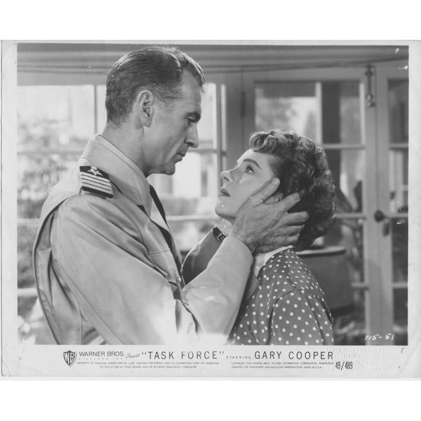 HORIZONS EN FLAMMES Photo de presse N01 - 20x25 cm. - 1949 - Gary Cooper, Delmer Daves