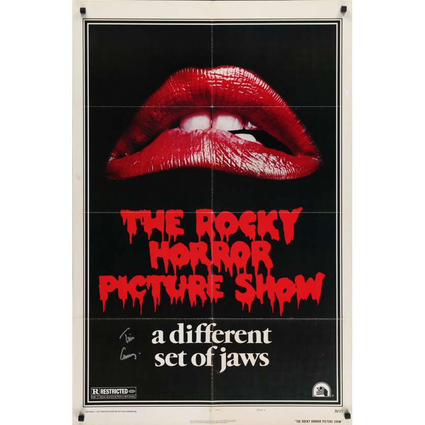 THE ROCKY HORROR PICTURE SHOW Affiche signée - 69x102 cm. - 1975 - Tim Curry, Jim Sharman