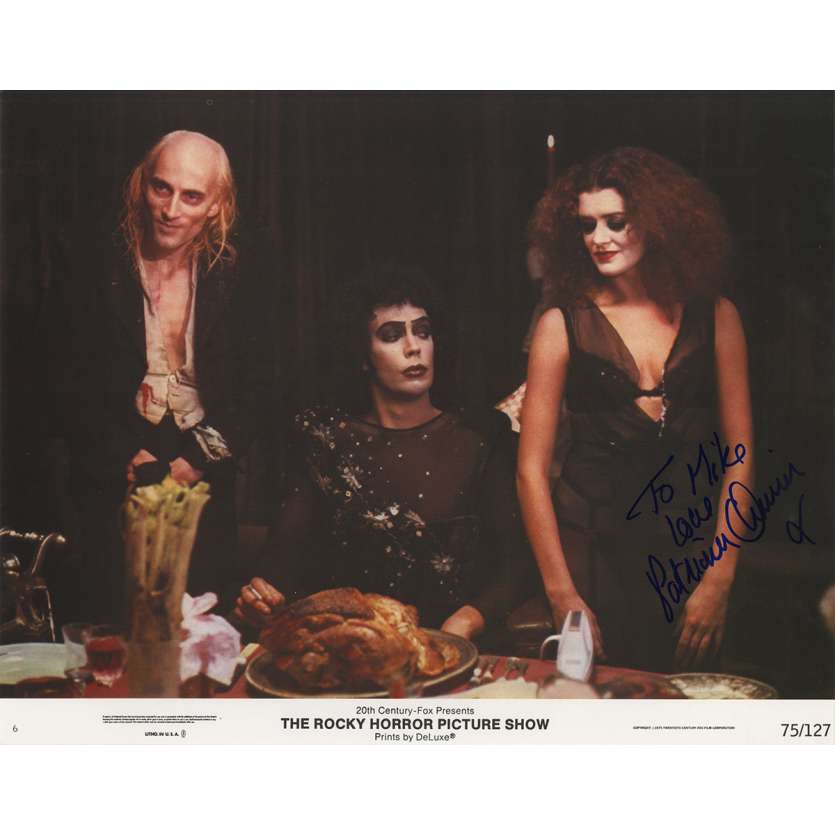 THE ROCKY HORROR PICTURE SHOW Original Signed Photo - 11x14 in. - 1975 - Jim Sharman, Tim Curry