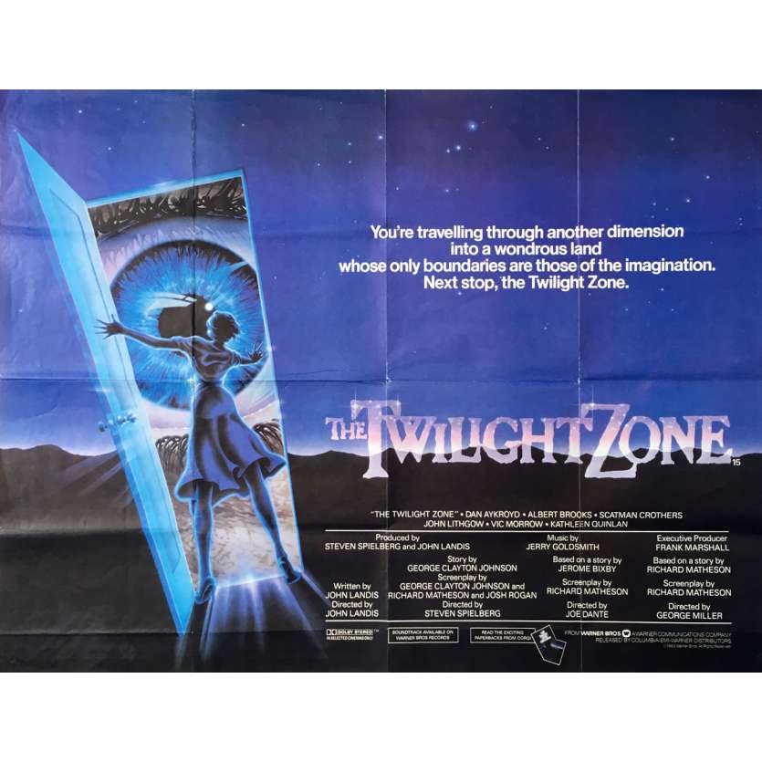 TWILLIGHT ZONE THE MOVIE Original Movie Poster - 30x40 in. - 1983 - Joe Dante, Dan Aycroyd