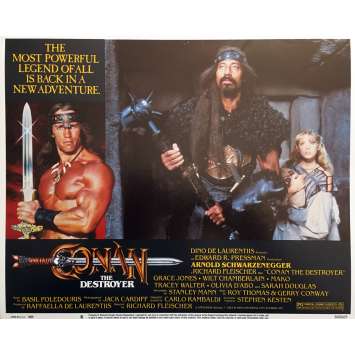 CONAN LE DESTRUCTEUR Photo de film N08 - 28x36 cm. - 1984 - Arnold Schwarzenegger, Richard Fleisher