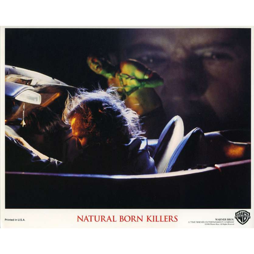 NATURAL BORN KILLERS Original Lobby Card  - 8x10 in. - 1994 - Oliver Stone, Woody Harrelson