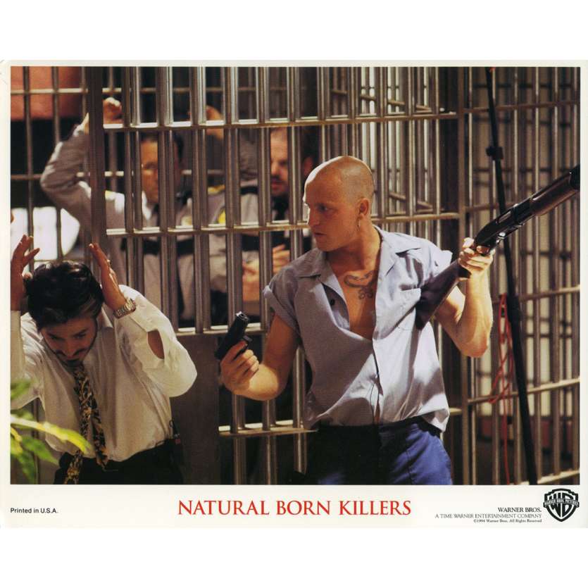 NATURAL BORN KILLERS Original Lobby Card  - 8x10 in. - 1994 - Oliver Stone, Woody Harrelson