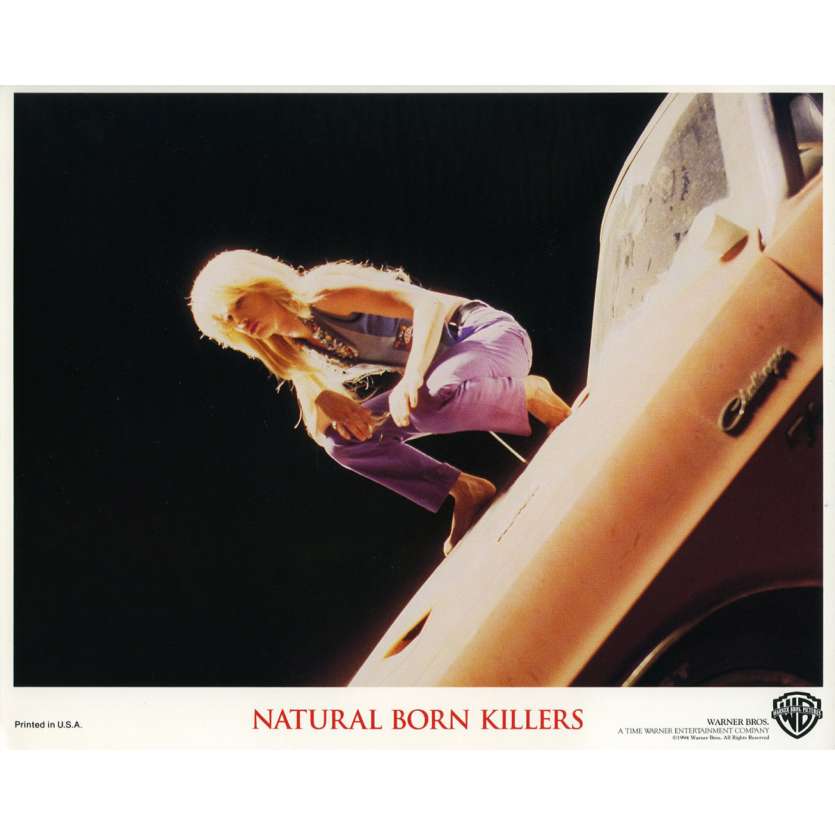 NATURAL BORN KILLERS Original Lobby Card  - 8x10 in. - 1994 - Oliver Stone, Woody Harrelson