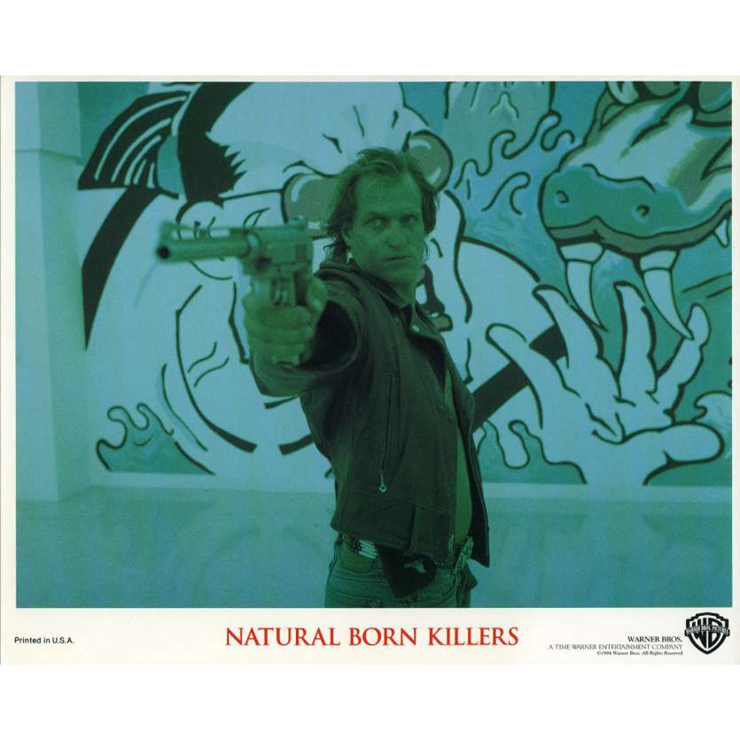 NATURAL BORN KILLERS Original Lobby Card  - 8x10 in. - 1994 - Oliver Stone, Woody Harrelson