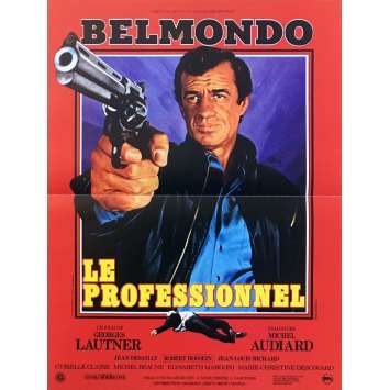 LE PROFESSIONNEL Affiche de film - 40x60 cm. - R1990 - Jean-Paul Belmondo, Georges Lautner