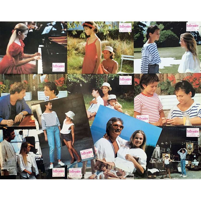 L'EFFRONTEE Original Lobby Cards x11 - 9x12 in. - 1985 - Claude Miller, Charlotte Gainsbourg