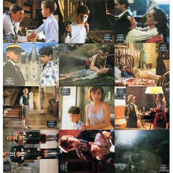 I'M THE KING OF THE CASTLE Original Lobby Cards x6 - 9x12 in. - 1989 - Régis Wargnier, Jean Rochefort