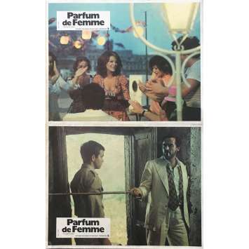 SCENT OF A WOMAN Original Lobby Cards x2 - 9x12 in. - 1974 - Dino Risi, Vittorio Gassman