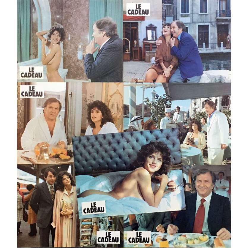 LE CADEAU Photos de film x7 - 21x30 cm. - 1982 - Clio Goldsmith, Michel Lang