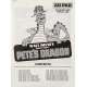 PETER ET ELLIOTT LE DRAGON Dossier de presse - 21x30 cm. - R1980 - Sean Marshall, Walt Disney