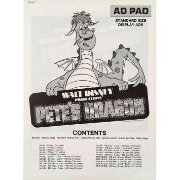 PETER ET ELLIOTT LE DRAGON Dossier de presse - 21x30 cm. - R1980 - Sean Marshall, Walt Disney PETER ET ELLIOTT LE DRAGON Dossier de presse - 21x30 cm. - R1980 - Sean Marshall, Walt Disney