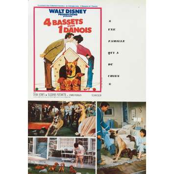 4 BASSET POUR UN DANOIS Synopsis - 18x24 cm. - 1966 - Dean Jones, Walt Disney