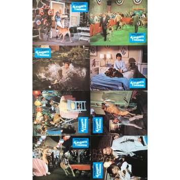 THE UGLY DACHSHUND Original Lobby Cards x8 - Set B - 9x12 in. - 1966 - Walt Disney, Dean Jones