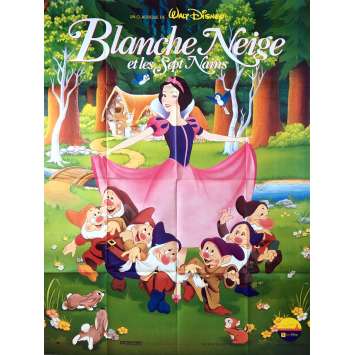 BLANCHE NEIGE Affiche de film 120x160 R1992 Walt Disney Classic BLANCHE NEIGE Affiche de film 120x160 R1992 Walt Disney Classic