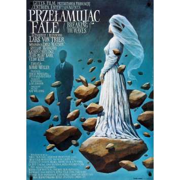 BREAKING THE WAVES Original Polish Movie Poster - 27x40 - Lars von trier BREAKING THE WAVES Original Polish Movie Poster - 27x40 - Lars von trier