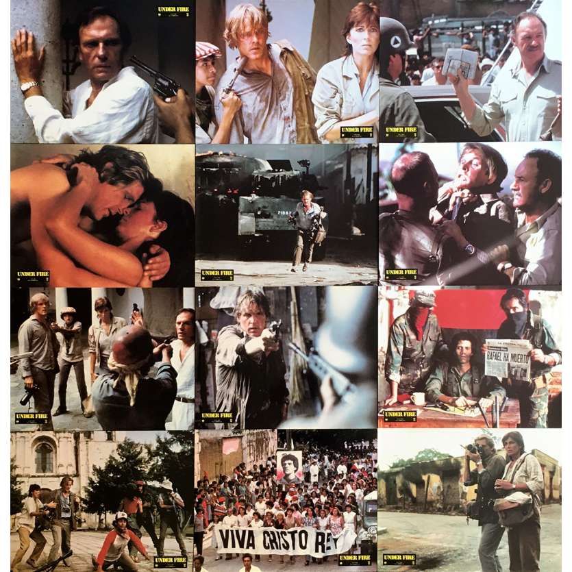 UNDER FIRE Photos de film x12 - 21x30 cm. - 1983 - Nick Nolte, Roger Spottiswoode