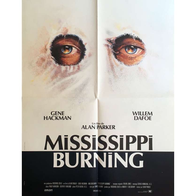 MISSISSIPI BURNING Original Movie Poster - 23x32 in. - 1988 - Alan Parker, Gene Hackman