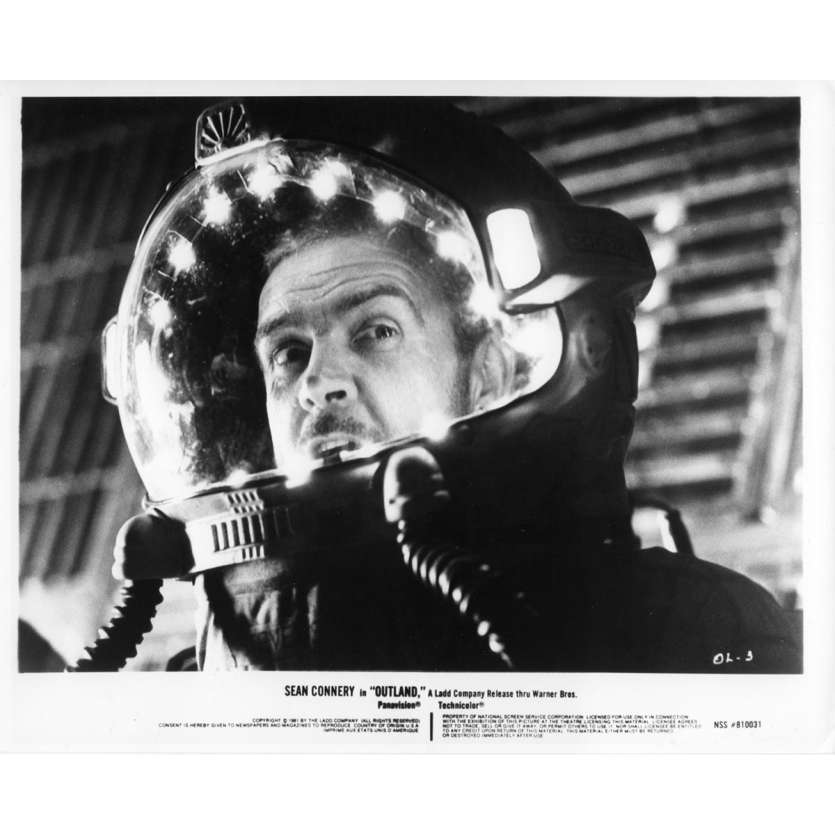 OUTLAND Original Movie Still N01 - 8x10 in. - 1981 - Peter Hyams, Sean Connery